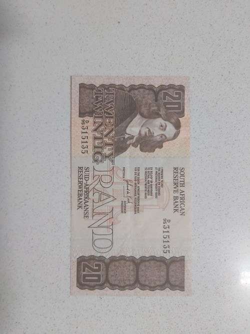 TWENTY RAND G DE KOCK  VF CONDITION